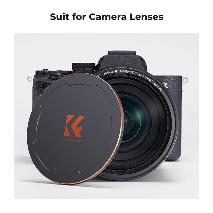 K&F CONCEPT 77mm Thread & Magnetic 2-in-1 Lens Filter Cap Only Compatible - Image 6