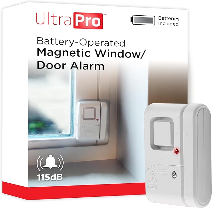 UltraPro Personal Security Window and Door Alarm, 1 Pack, DIY Protection by UltraPro