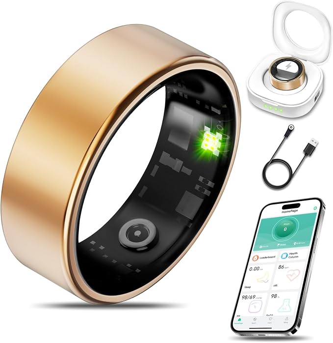 Smart Health Ring for Women Men Fitness Tracker by Milavan