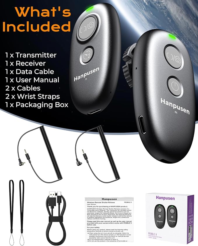 for Canon Camera Rechargeable Remote Shutter Release - Image 9