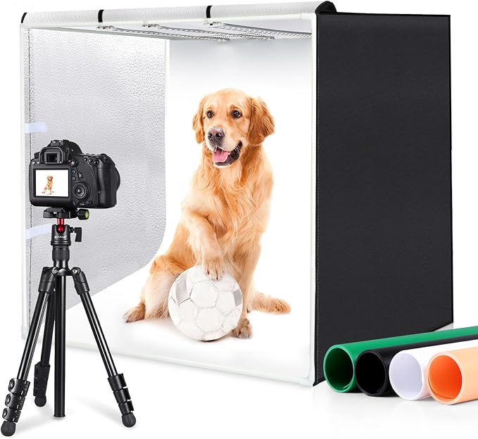 PULUZ 32"x32" Light Box Photography, Large Photo Light Box by PULUZ