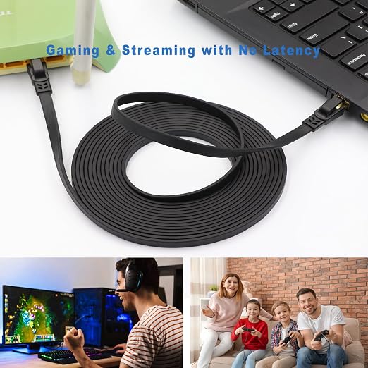 CAT8 Ethernet Cable 15ft, High Speed Heavy Duty Cat8 LAN Network Cable 40Gbps - Image 9