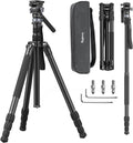SmallRig CT190 Professional Video Tripod, Monopod Conversion, Video Tripod by SmallRig