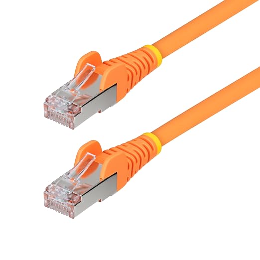 StarTech.com 50ft Orange CAT6a Ethernet Cable, Snagless RJ45, 100W PoE++ by StarTech