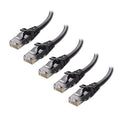 Cable Matters 10Gbps 5-Pack Snagless Cat 6 Ethernet Cable - 6ft by CableMatters