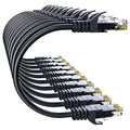 Cat 6 Ethernet Cable 7FT 10Pack, Cat6 Ethernet Patch Cable 10Gbps, High-Speed by 10Gsupxsel
