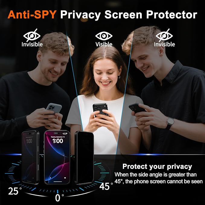 for iPhone 16 Plus Case with Privacy Screen Protector and Camera Protection - Image 7