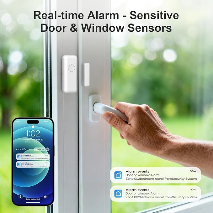 Home Security System with Smart Life or Tuya Instant App Alerts and Instant App - Image 2