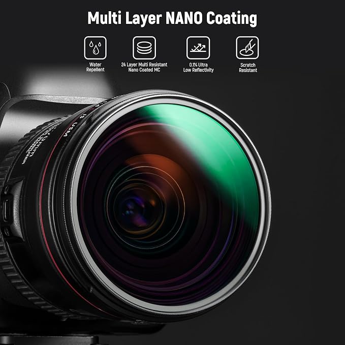 Neewer 95mm Polarizing Filter, 24 Layer Multi Resistant Nano Coated MC CPL - Image 3
