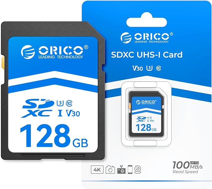 ORICO 128GB SDXC UHS-I Memory Card, 4K Full HD, 4K Video SD Card - Image 7