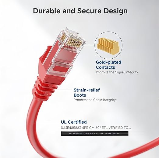 Cable Matters 10Gbps Snagless Cat 6 Ethernet Cable - 30ft - Image 4