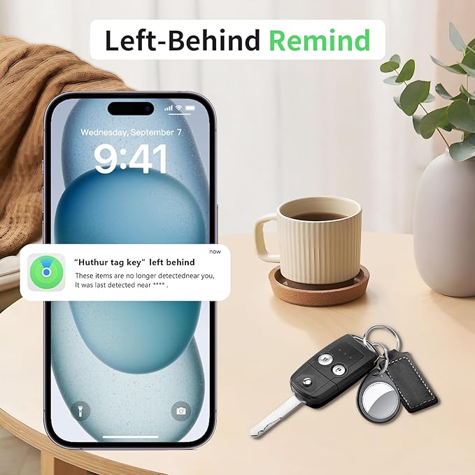 Air Tracker Tags-4 Pack, 5.3 Bluetooth Tracker Work - Image 5