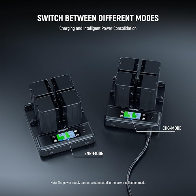 NEEWER NP-F970 4 Channel Charger - Image 4