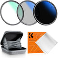 K&F Concept 67mm UV/CPL/ND2-400 Lens Filters Kit-18 Multi-Layer Coatings by KFCONCEPT