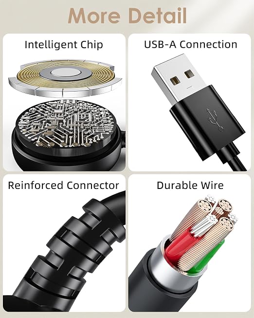3.3FT for Samsung Galaxy Watch Charger Compatible - Image 7
