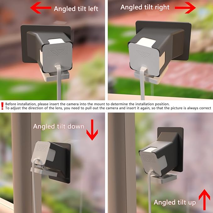 Teccle 2 Pack Angled Window Mount - Image 3