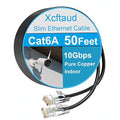 Cat 6 Patch Cable 50 feet, Slim Cat6a Ethernet Cable 10Gbps 550Mhz, UTP Pure by Unknown