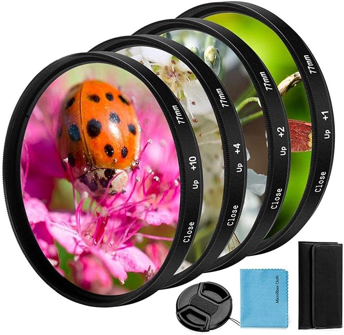 72mm Close-up Filter Kit 4 Pieces Macro Filter Accessory Close-up Lens Filter by Unknown