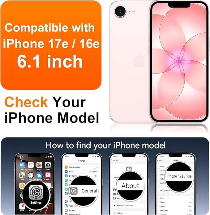 for iPhone 17e Case Clear, Magnetic iPhone 17e/16e Case - Image 2