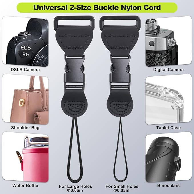 FIEIL Letter Slogan Shoulder Strap, Adjustable Camera Strap - Image 3
