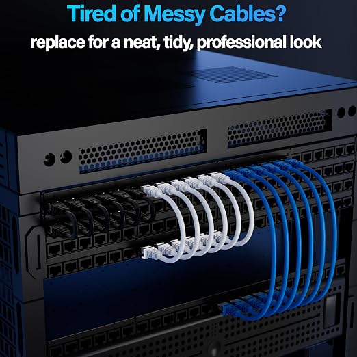 Cat6 Ethernet Cable 10Gbps 75 ft, UTP Ethernet Cable Cat 6, Flexible Bare - Image 5