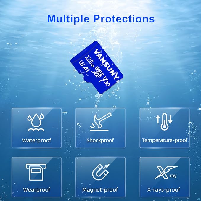 Vansuny Micro SD Card 128GB 2 Pack microSDXC Memory Card - Image 7