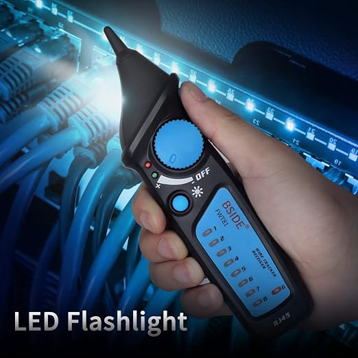 Bside Network Cable Tester RJ45 RJ11 Wire Tracker Telephone Line Tester LAN TV - Image 8
