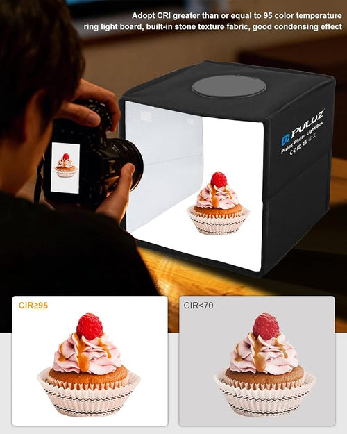 10"x10" Mini Photo Light Box, PULUZ Portable Lightbox - Image 2