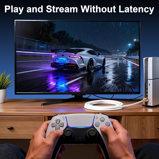Cat 8 Ethernet Cable 70 ft, 40Gbps High Speed Gaming Network Cable 2000MHz - Image 6