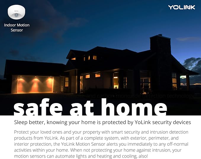 YoLink SpeakerHub & Two Motion Sensor Smart Home and Security Kit – Audio Hub - Image 6