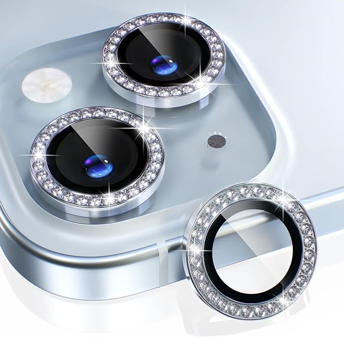 Choiche Compatible for iPhone 15 /iPhone 15 Plus Camera Lens Protector Bling by Choiche