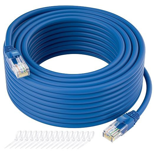 Kxable Cat5e Ethernet Cable 200 FT, Cat 5e Internet Cable, Standard RJ45 by Kxable