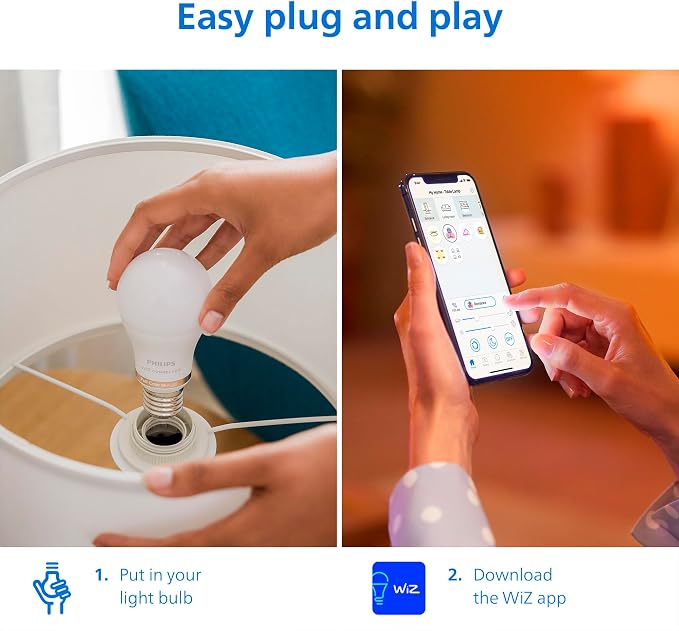 PHILIPS Smart Lighting Connected Light Bulbs, Color A19 60W 800LM E26 Indoor - Image 5