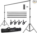 HYJ-INC 12ft x 10ft Photo Video Studio Heavy Duty Adjustable Photography Muslin by HYJ-INC
