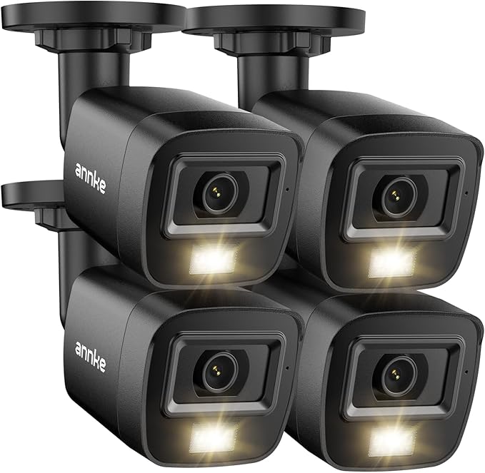 ANNKE 4 Packs 1080P HD TVI Home Security Camera Outdoor Indoor, IP66 Waterproof by ANNKE