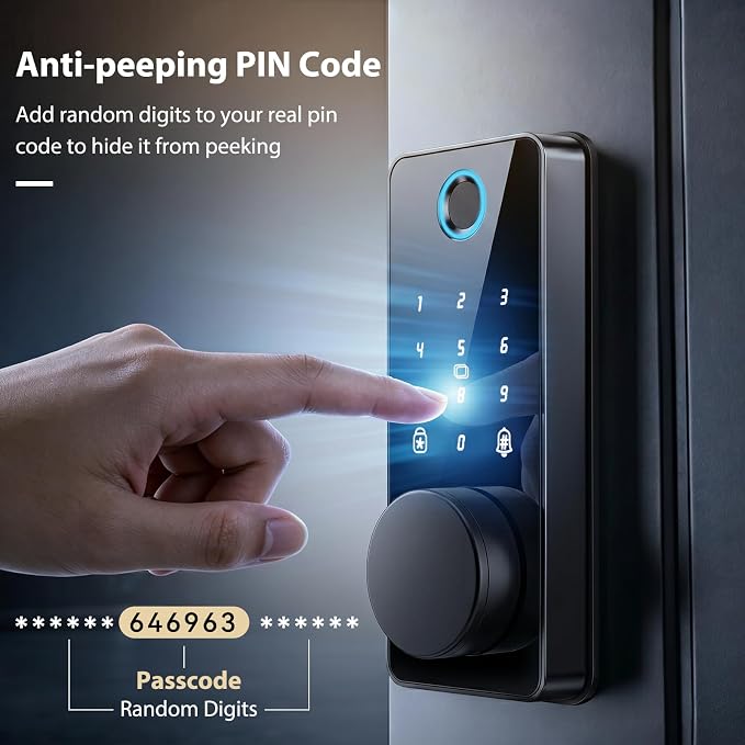 Keyless Entry Door Lock, Biquole Smart Lock - Image 5