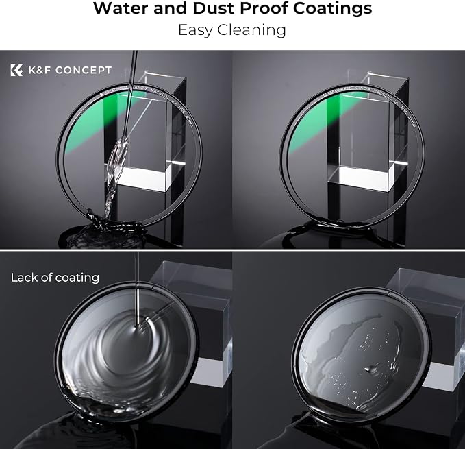 K&F CONCEPT 58mm Magnetic MC UV Lens Protection Filter + Lens Filter Cap - Image 7