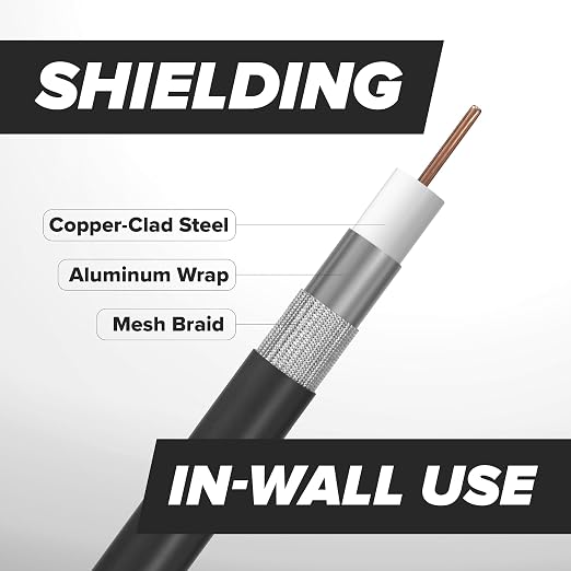 THE CIMPLE CO - RG6 Coaxial Cable 12 FT - RG6 Coax Cable - Image 4