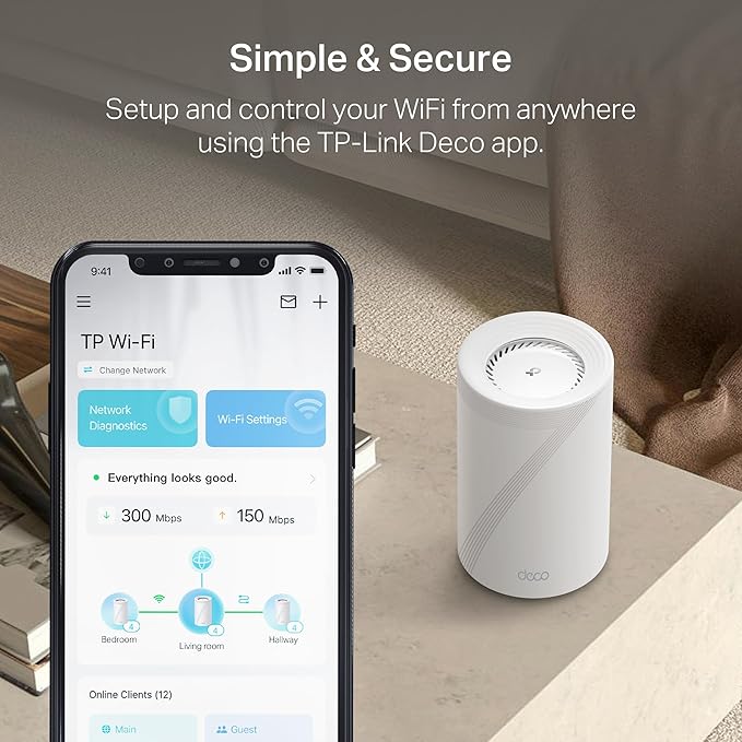 TP-Link Deco 7 Pro BE17000 Tri-Band Wi-Fi 7 Whole Home Mesh System | 9-Stream - Image 7
