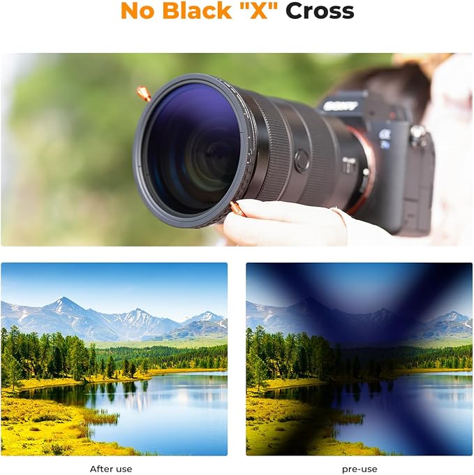 K&F Concept 52mm Variable ND2-32 & Circular Polarizing Lens Filter 2 in 1 - Image 5