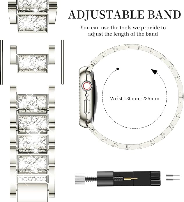 Mosonio Compatible with Apple Watch Band 38mm 40mm 41mm 42mm 44mm 45mm 46mm - Image 5