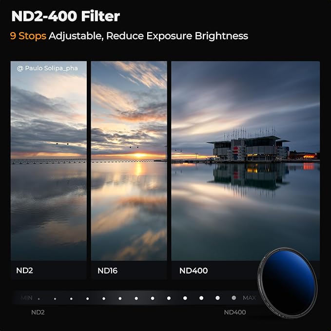 K&F Concept 49mm UV/CPL/ND2-400 Lens Filters Kit-18 Multi-Layer Coatings - Image 5