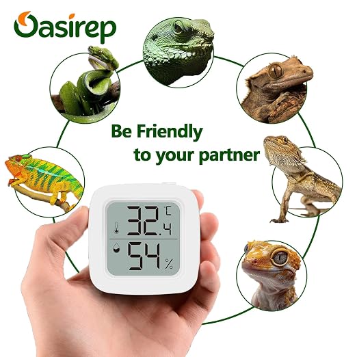 Reptile Thermometer and Hygrometer – Fast Accurate LCD Digital Temp & Humidity - Image 7