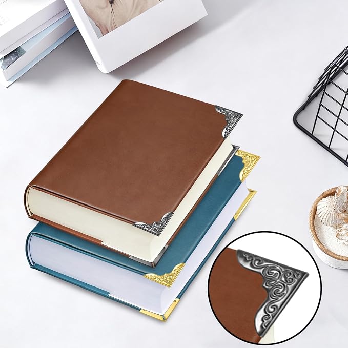 100pcs Metal Book Corner Protectors, 4 Assorted Colors Photo Corners Protector - Image 4