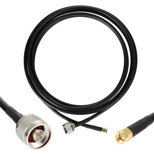 1ft N Male to SMA Male Cable 2PCS, SMA to N Cable 50 ohm Ultra Low Loss KMR240 - Image 9