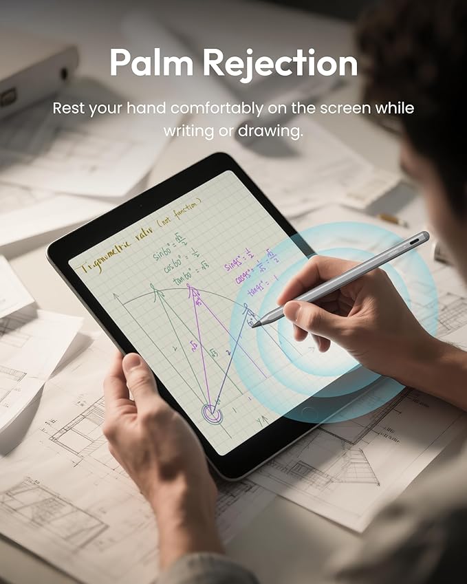 Metapen Pencil A8 for Apple iPad 2018-2026, Palm Rejection, Pixel Precision - Image 7