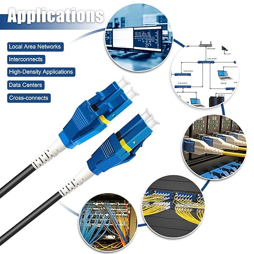 50-Pack - 1m Uniboot LC to LC Armored Fiber Patch Cable, Singlemode 9/125um - Image 6