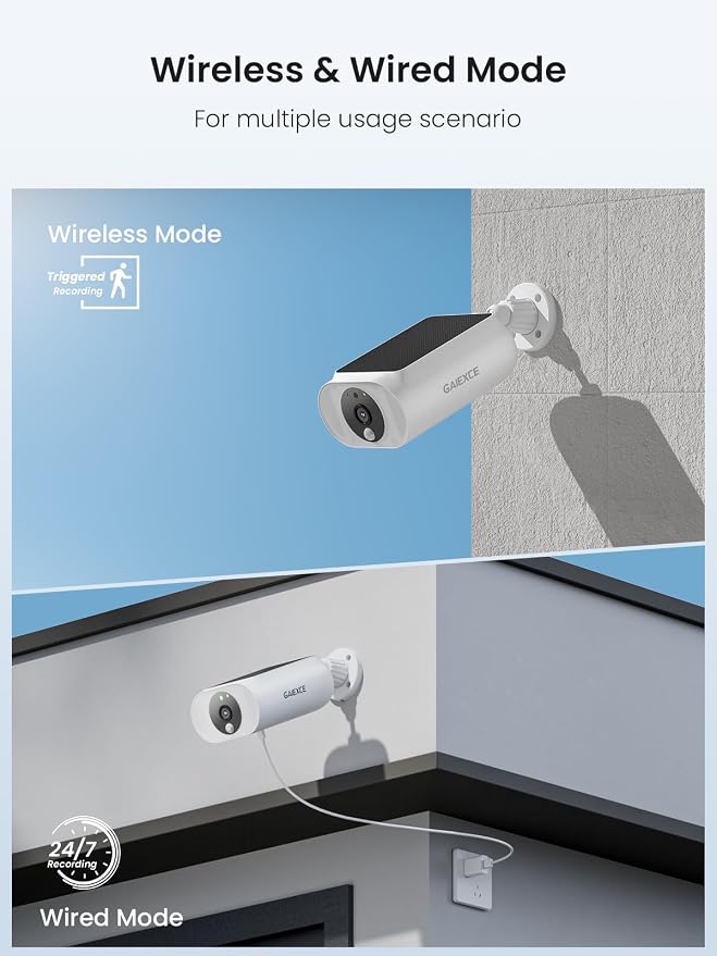 Solar Security Cameras Wireless Outdoor 8Cam Kit Expadable to 10H, No - Image 8