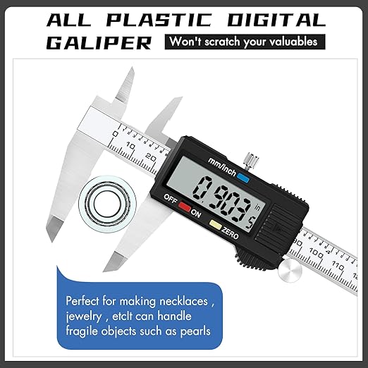 Electronic Digital Caliper Measuring Tool, Stainless Steel Vernier Caliper - Image 5