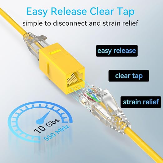 Sokqovt Cat6a Patch Cables Slim 0.5ft, Flexible Cat6 Ethernet Cable 10G 550MHZ - Image 6